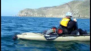 preview picture of video 'Peche en kayak 2009, Kayak Fishing 2009'