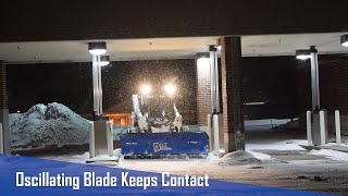 Skid Steer Snow Plow and Pusher at Banks