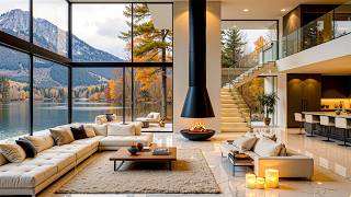 Lakeside Vacation Villa In Autumn And Relaxing Jazz – Smooth Jazz Melodies To Soothe The Emotions