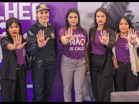 Vídeo: Lançamento da Campanha Mulher Não Se Cale no Metrô-DF