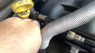 3.8 liter Jeep Wrangler fuel injector replacement.
