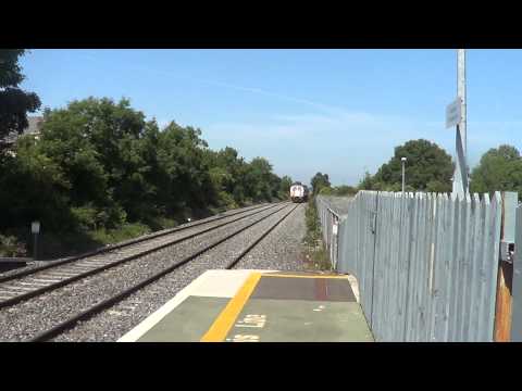 Irish Rail 201 loco 223 + enterprise set 9004 pass Donabate