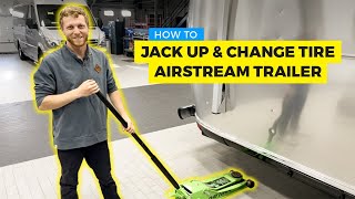 How To Properly Jack Up Your Airstream Trailer and Change A Tire!