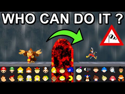 Who Can Jump Over The Lava Pillar Against The Wind ? - Super Smash Bros. Ultimate