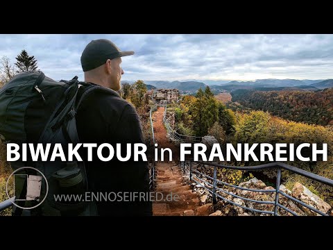 Biwaktour in Frankreich - Vogesen zwischen Burgruinen und Bunkern #fernwanderung #lostplace #biwak