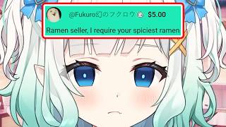 This superchat unlocks a secret "cutscene" on Mint's stream