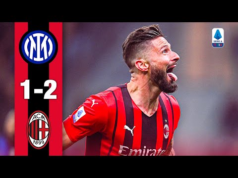 Olivier Giroud wins the derby! | Inter 1-2 AC Milan | Highlights Serie A