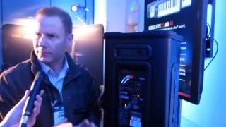 Video thumbnail for Line6 L2t and L2m Speakers at NAMM 2013 by Keyboard Instrument Chops and Gear