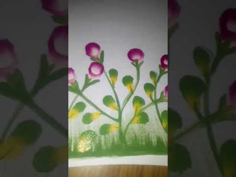 one stock painting for suits design # painting #sukh painting creationz #shortvideo