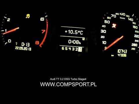 Audi TT 3.2 DSG Turbo Stage4 CompSport Acceleration