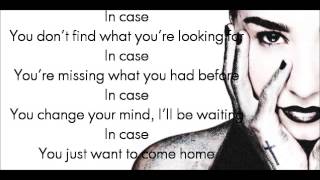 Demi Lovato- In Case- Lyrics (Priscilla Renea's cover)