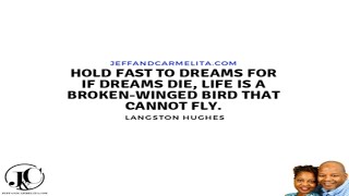 Hold Fast To Dreams Inspirational Gif - Langston Hughes Inspiring Quotes - Dream Quotes