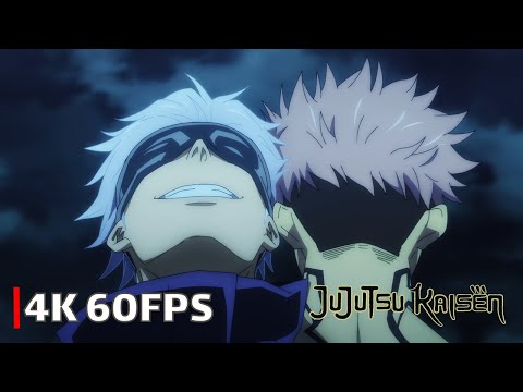 Gojo vs Sukuna - Full Fight | Jujutsu Kaisen Season 1 Episode 2 | 4K 60FPS | Eng Sub