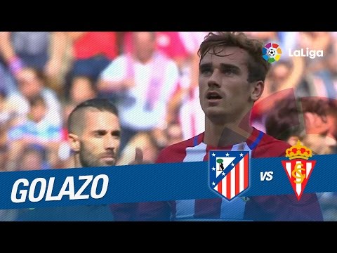 Golazo de Griezmann (3-0) Atlético de Madrid vs Sporting de Gijón