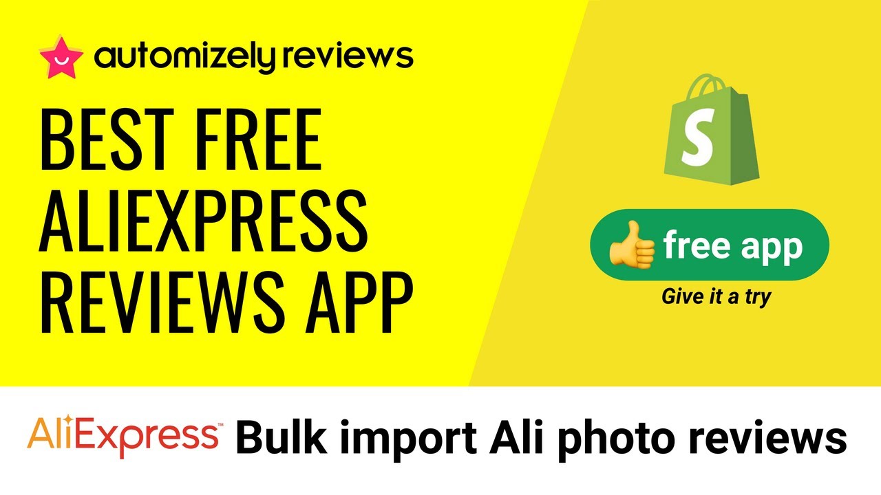 Ali Reviews App: The best FREE AliExpress reviews app for Shopify stores | AfterShip Reviews