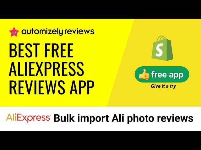 Ali Reviews App: The best FREE AliExpress reviews app for Shopify stores | AfterShip Reviews