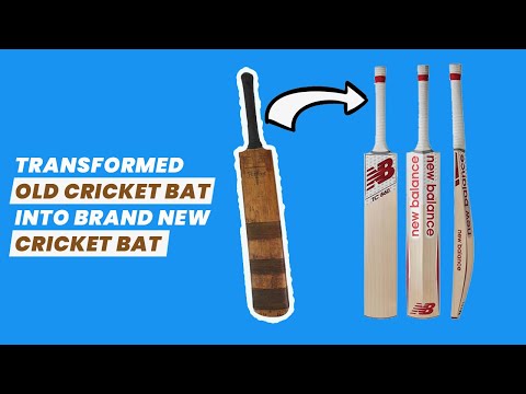 Transformation of Old Cricket Bat into Brand New Bat