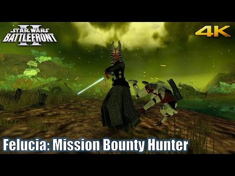 Star Wars Battlefront II Mod Map: Felucia: Mission Bounty Hunter (Hunt) (4K)