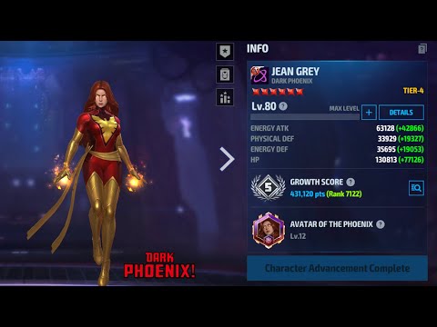 T4 Jean Grey cost | Marvel Future Fight |