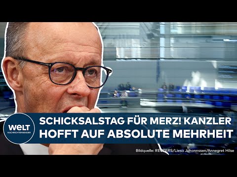 SHOWDOWN IM BUNDESTAG: Friedrich Merz will Rentenhammer mit absoluter Kanzlermehrheit durchbringen