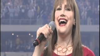 Natalie Weiss singing the National Anthem at a Cowboys/Eagles Game (Professional Footage)