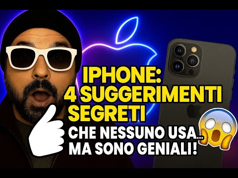 🚀 iPhone: 4 Suggerimenti Segreti Che Nessuno Usa… Ma Sono Geniali! 😱📱