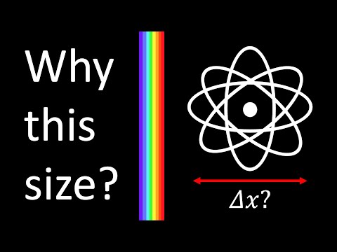 What determines the size of an atom?