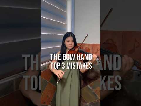 TOP 3 MISTAKES VIOLIN BEGINNERS MAKE ❌ #violintutorial #violinshorts #violin