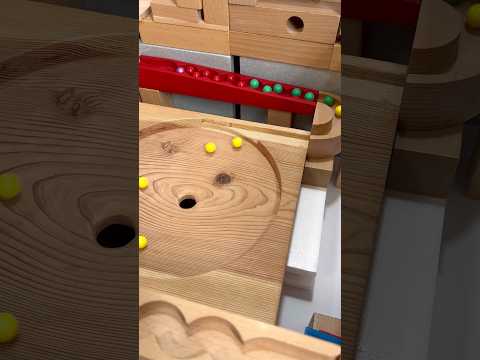 Wooden educational toy Marble Run ASMR ☆ HABA slope + Quadrilla ☆ Marble maze #marblerunhealing