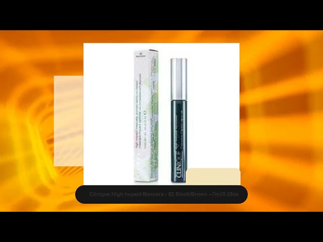Vídeo relacionado con Clinique Máscara iluminadora High Impact Black/Brown, 7 ml (el embalaje exterior puede variar)