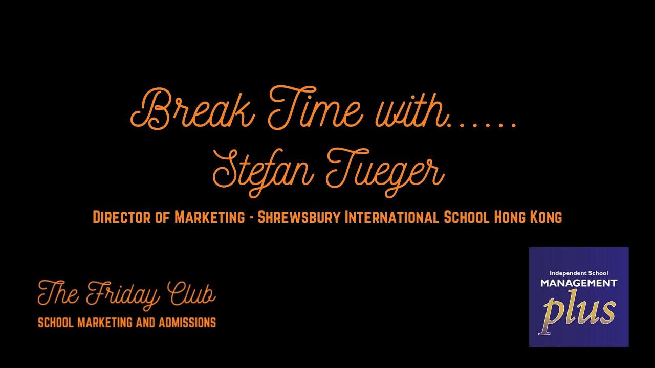 Stefan Tueger - Shrewsbury International School Hong Kong