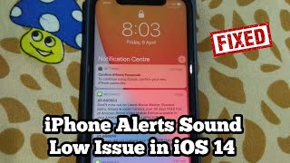 iPhone keyboard, Notifications and Lock Sound Volume Low in iOS 14.4.2 - Here