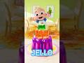 Mixing Colors With JELLO Learning Colors For Kids Shorts Cocomelon Jello