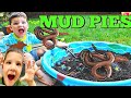 Making Mud Pies The Movie Caleb Mommy Play Outside In Muddy Puddles Look For Bugs Have Fun