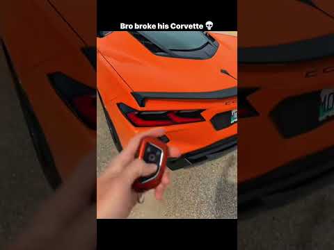 Bro ruined his Corvette 💀