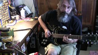 Video thumbnail for Acoustic Black Widow Guitar - (The Jimi Hendrix Model) Extended Noodling by The Fixologist