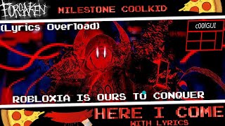 Cover art for here I come with lyrics the first and a half??