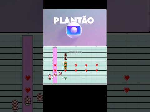 Fiz o plantão da globo no Mario Paint.