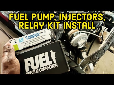How To Install Rally Road E85 Fuel Pump, Injectors, Relay Kit on E36 || Turbo E36 Build [Ep 26]
