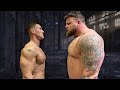 Brothers vs WORLD'S STRONGEST MAN! *Brothers Strength Challenge* ft. The Stoltman Brothers