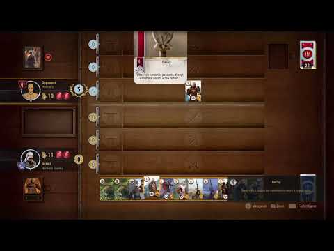 Witcher 3 High Stakes/Gwent Tournament Hard Difficulty