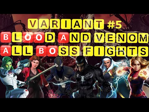 Variant 5 All Boss Fights - Blood & Venom All Bosses - Marvel Contest of Champions