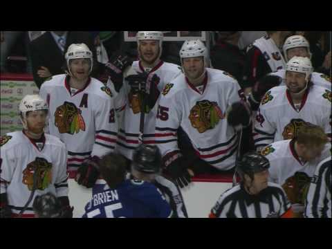 Hawks @ Canucks Game 3 scrum