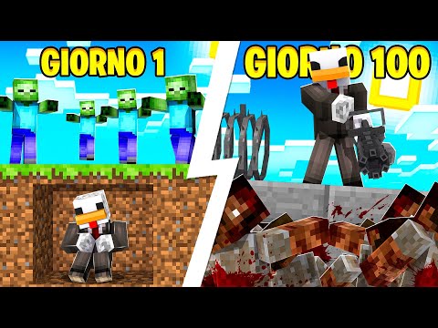 100 GIORNI IN UN'APOCALISSE ZOMBIE SU MINECRAFT