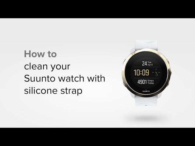 Video teaser for How to clean your Suunto watch with silicone strap
