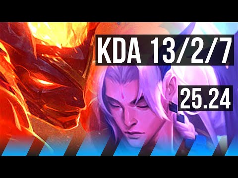 VARUS vs YONE (MID) | 13/2/7 | EUW Master | 25.24
