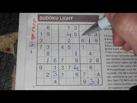 Warning Live Solving! (#2458) Light Sudoku. 03-12-2021 part 1 of 2