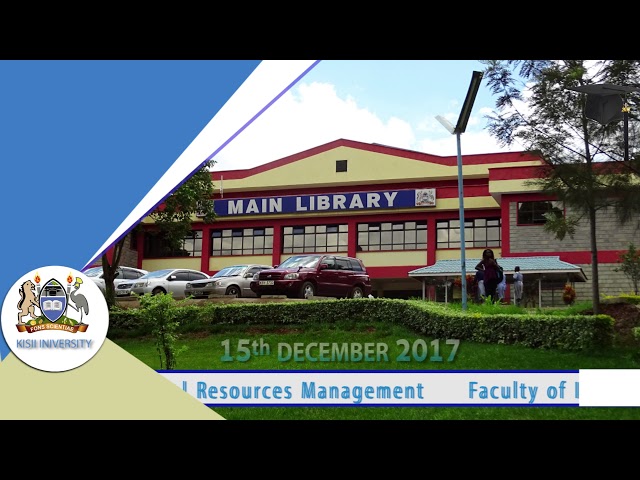 Kisii University video #1