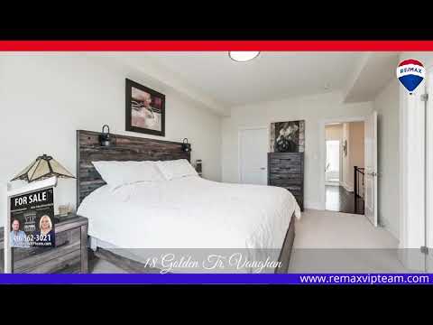18 Golden Tr, Vaughan  For Sale By RE/MAX VIP TEAM