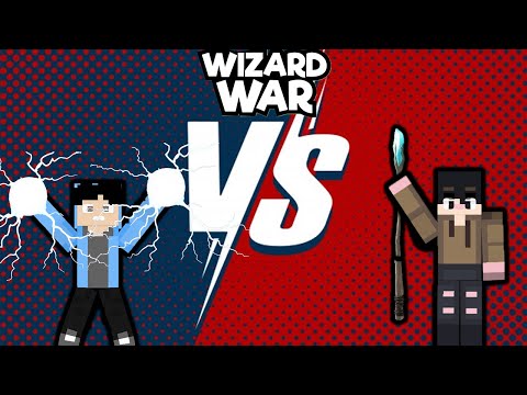 Kusuri - Playing MINECRAFT with MAGIC! (Wizard WARS)